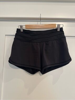 lululemon athletica Black Women's Running Shorts